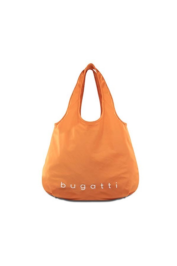Bugatti Bona Sac Cabas Femme, Sac a Main Femmes Grand Format - Orange