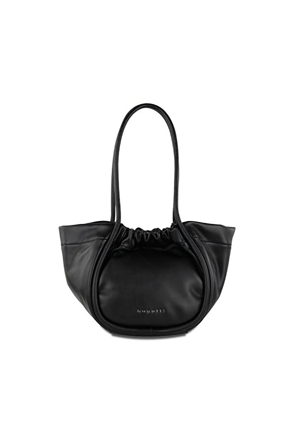 Bugatti Daria Petit Cabas Femme, Sac à Main, Tote Bag - Noir