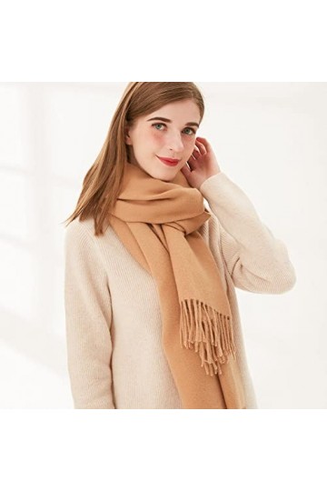 Bysonglezai Foulard Femme Echarpe Écharpe Châle Homme Foulards Hiver Femmes Écharpe Élégante Dame Style Dégradé Écharpe Autom