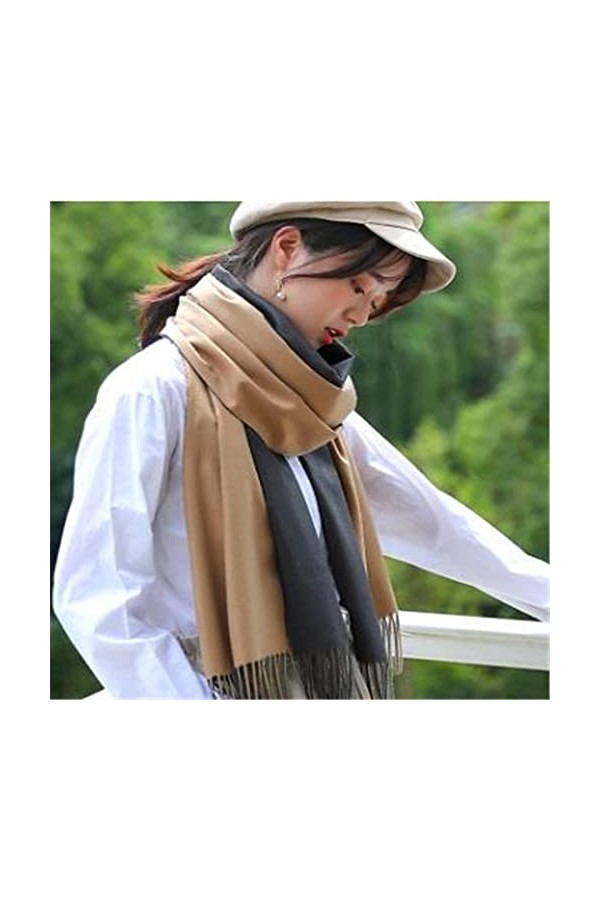 Bysonglezai Foulard Femme Echarpe Écharpe Châle Homme Foulards Édition Han Plus À La Mode Nouvelle Écharpe dhiver Chaude Fem