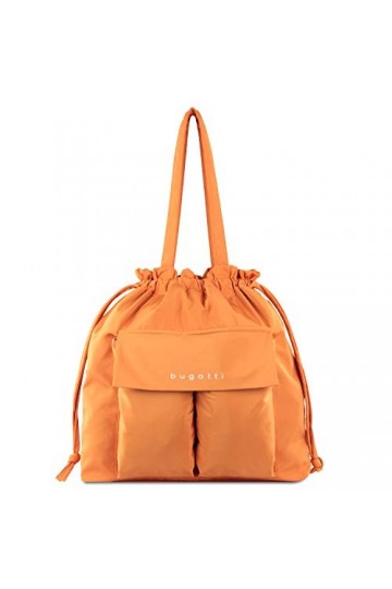Bugatti Bona Sac Cabas Femme, Sac a Main Femmes Grand Format - Orange