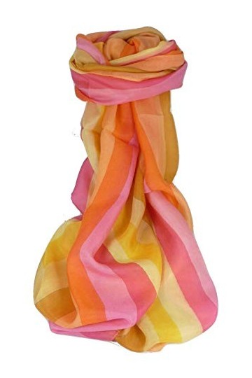 Pashmina & Silk Soie du Mûrier Foulard Kar Palette de Rainbow Classic de