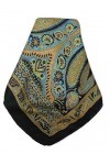 Pashmina & Silk Foulard Classic Paisley Soie de Mûrier Charan Jet de