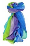 Pashmina & Silk Soie du Mûrier Foulard Kalita Palette de Rainbow Classic de