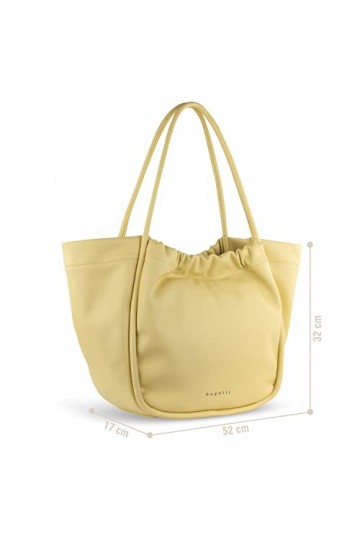 bugatti Daria Cabas Femme, Sac Fourre Tout, Tote Bag - Jaune
