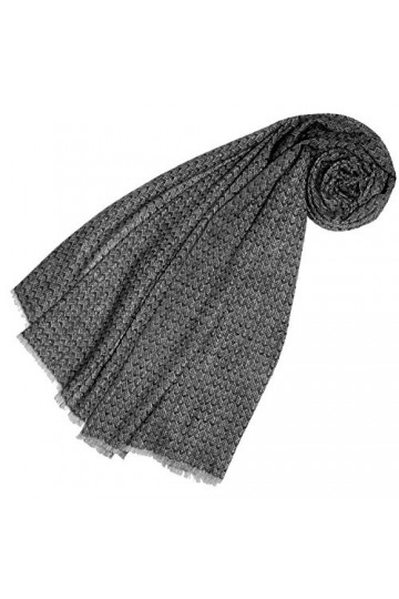 LORENZO CANA - Pashmina - À Rayures - Femme gris