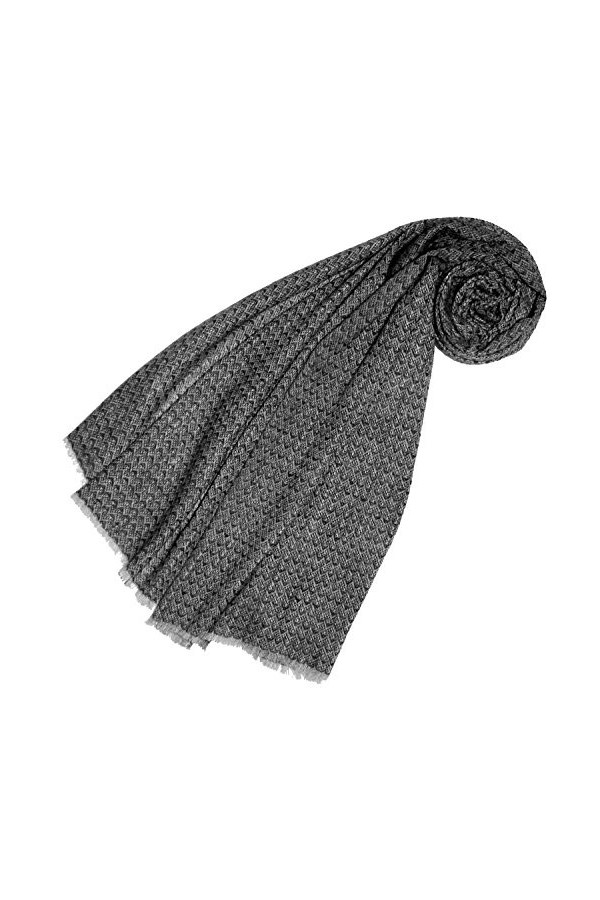 LORENZO CANA - Pashmina - À Rayures - Femme gris