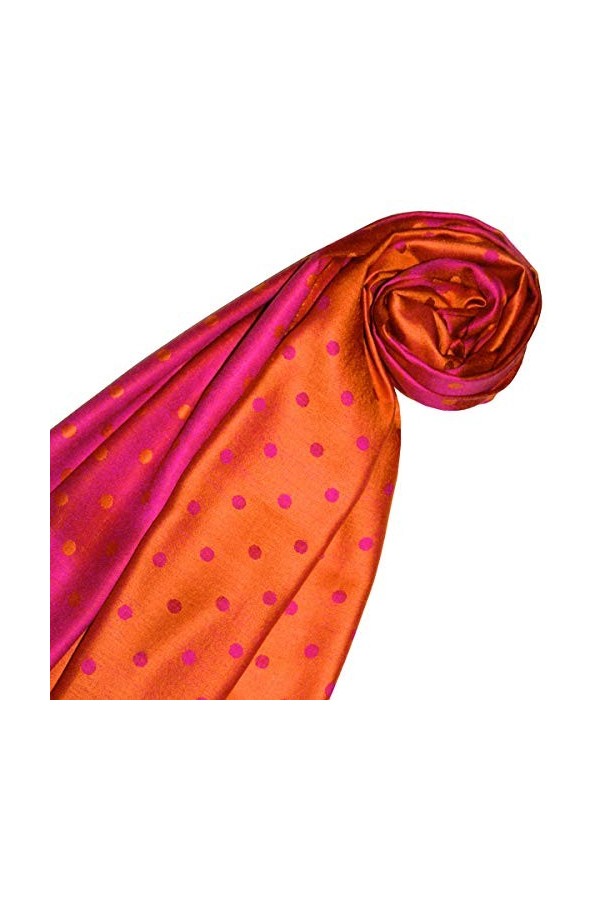 Lorenzo Cana Pashmina 70 % soie 30 % viscose à pois 70 x 190 cm Bicolore Écharpe pour femme 7813411