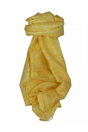 Pashmina & Silk Foulard 100% Soie Brut Prime Modèle Hanoi Cream