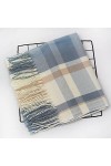 Châles, écharpes, écharpe Femmes Hiver Automne Chaud Doux Dame Long châle Pashmina épais Tartan Plaid Cachemire écharpe avec 