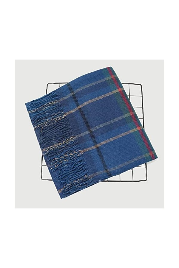 Châles, écharpes, écharpe Femmes Hiver Automne Chaud Doux Dame Long châle Pashmina épais Tartan Plaid Cachemire écharpe avec 