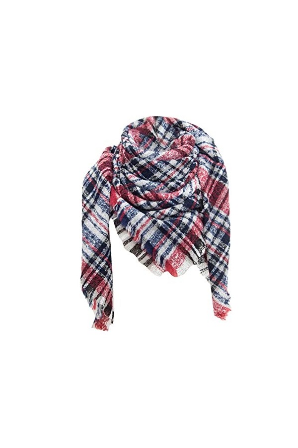 Grande écharpe dhiver pour femme, chaude et élégante, Pashmina en laine douce, signée, châle léger, Foulard en cachemire, ét