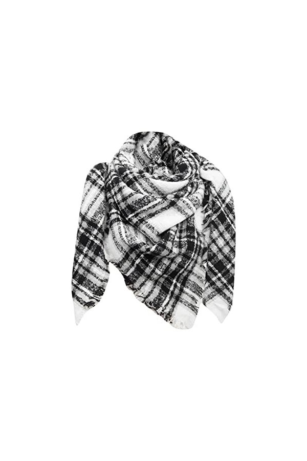 Grande écharpe dhiver pour femme, chaude et élégante, Pashmina en laine douce, signée, châle léger, Foulard en cachemire, ét