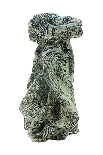 Pashmina & Silk Echarpe Soie de Mûrier Contemporary Abstract A308 de