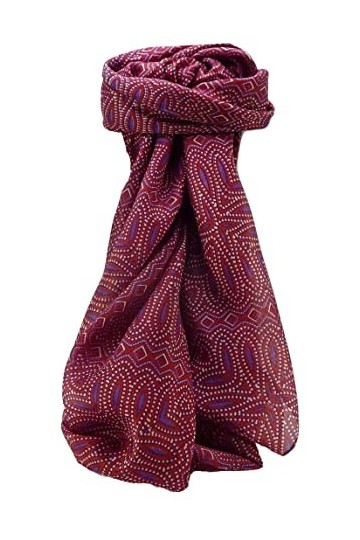 Pashmina & Silk Echarpe Soie de Mûrier Contemporary Geometric G109 de