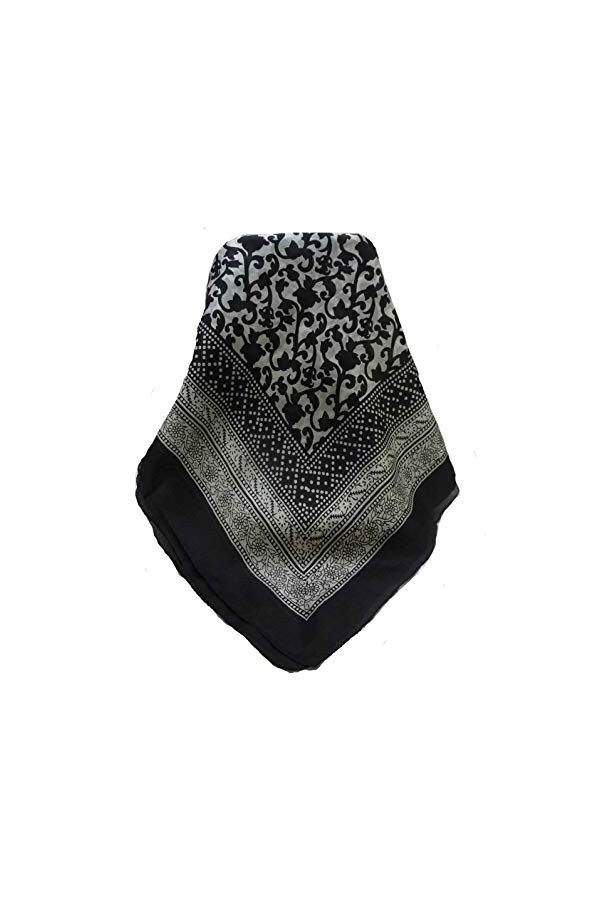 Pashmina & Silk Echarpe Soie de Mûrier Contemporary Geometric G131 de