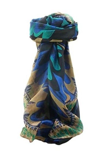 Pashmina & Silk Echarpe Soie de Mûrier Contemporary Abstract A313 de