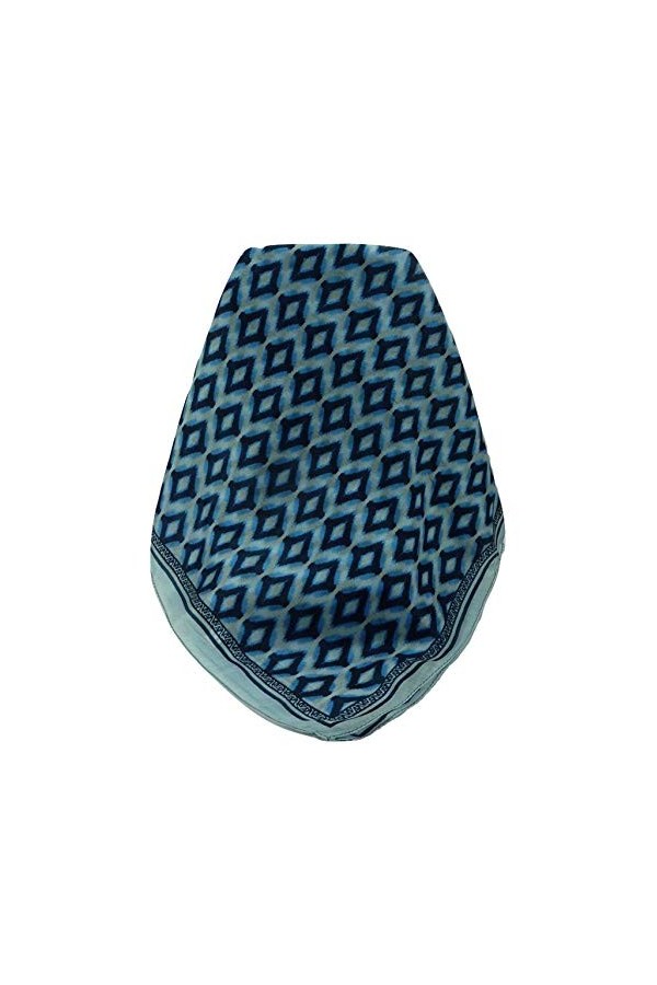 Pashmina & Silk Echarpe Soie de Mûrier Contemporary Mahi Blue de