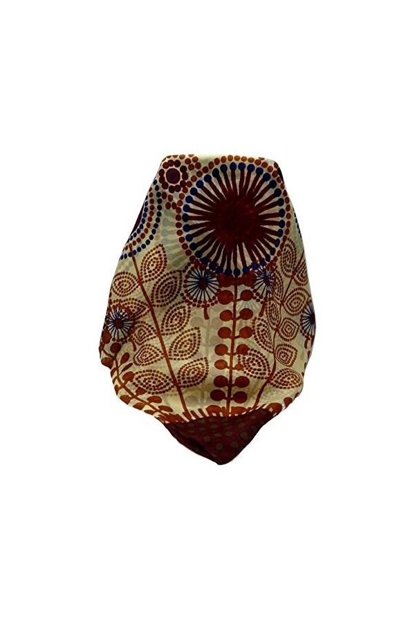 Pashmina & Silk Echarpe Soie de Mûrier Contemporary Geometric G125 de