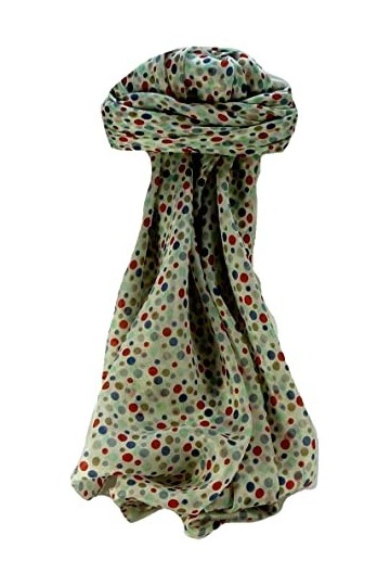 Pashmina & Silk Echarpe Soie de Mûrier Contemporary Geometric G100 de