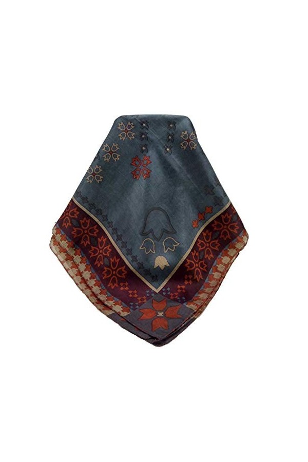 Pashmina & Silk Echarpe Soie de Mûrier Contemporary Geometric G133 de