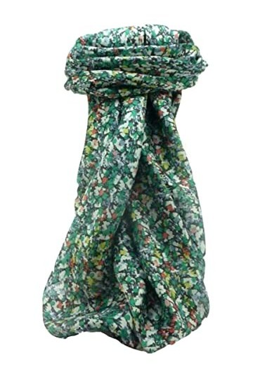 Pashmina & Silk Echarpe Soie de Mûrier Contemporary Abstract A312 de