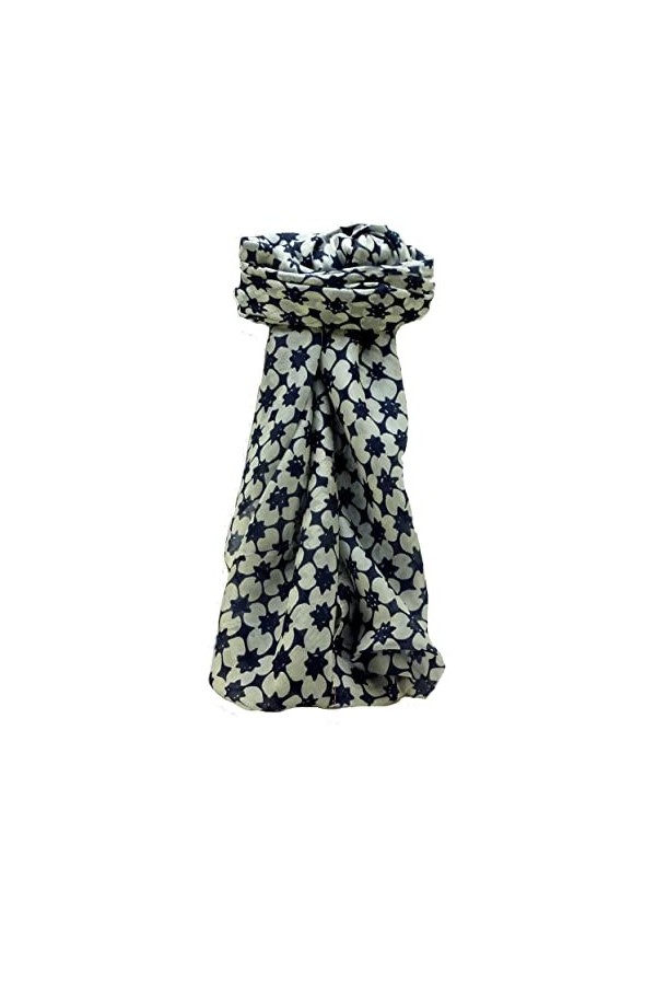 Pashmina & Silk Echarpe Soie de Mûrier Contemporary Geometric G116 de