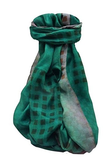 Pashmina & Silk Echarpe Contemporary Soie de Mûrier Geometric G142