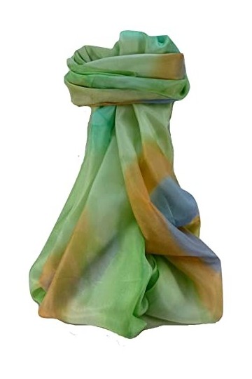 Pashmina & Silk P&S Foulard Soie de Mûrier Contemporary Addi Green