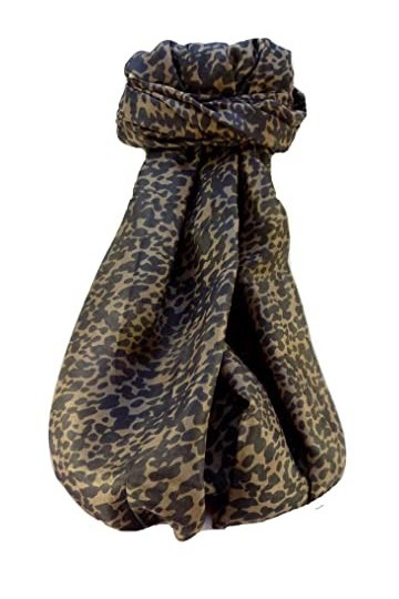 Pashmina & Silk P&S Foulard Soie de Mûrier Contemporary Artisa Chestnut