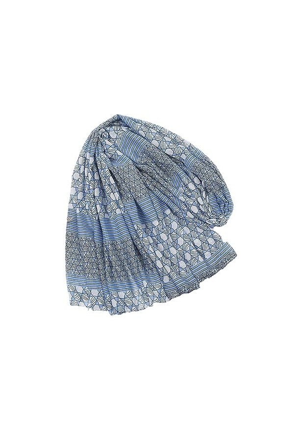 RILOOP Châle en Viscose à franges florales pour femme, écharpe Pashmina, étole, Hijab musulman, mode automne