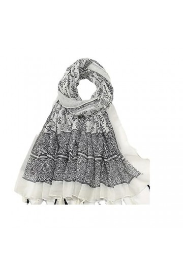 Mode printemps été mince Viscose châle écharpe pour les femmes belle écharpe florale Pashminas Wrap