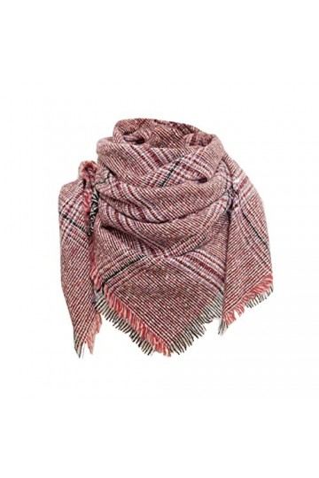 SATUSA Écharpe en cachemire pour femme - Grande étole légère et élégante - Grande écharpe chaude en cachemire Pashmina - Écha