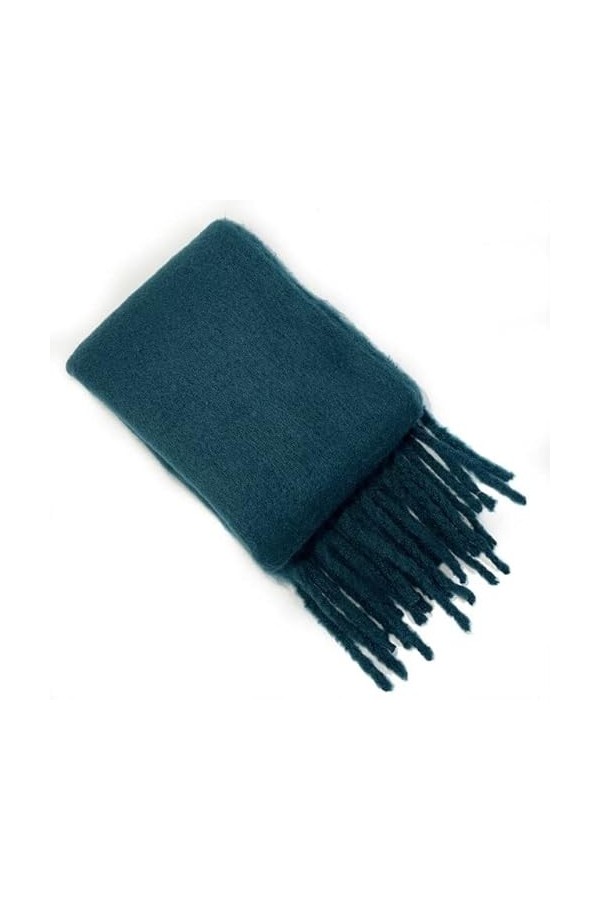 LvSenLin Femmes Echarpe d’Hiver Dames Couleur souillée Cachemire Châles Chauds et enveloppes Longs Glands Pashmina Couverture