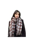 KAYNO Hiver Écharpe Hiver Plaid Imitation cachemire écharpe femmes luxe multicolore chaud châle enveloppe gland Pashmina écha