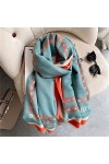 JIAQUAN-SHOP Écharpes Écharpe de Cachemire Hiver Foulard Femmes Glands Pashmina Chaude épaisse Couverture châles châles Wraps