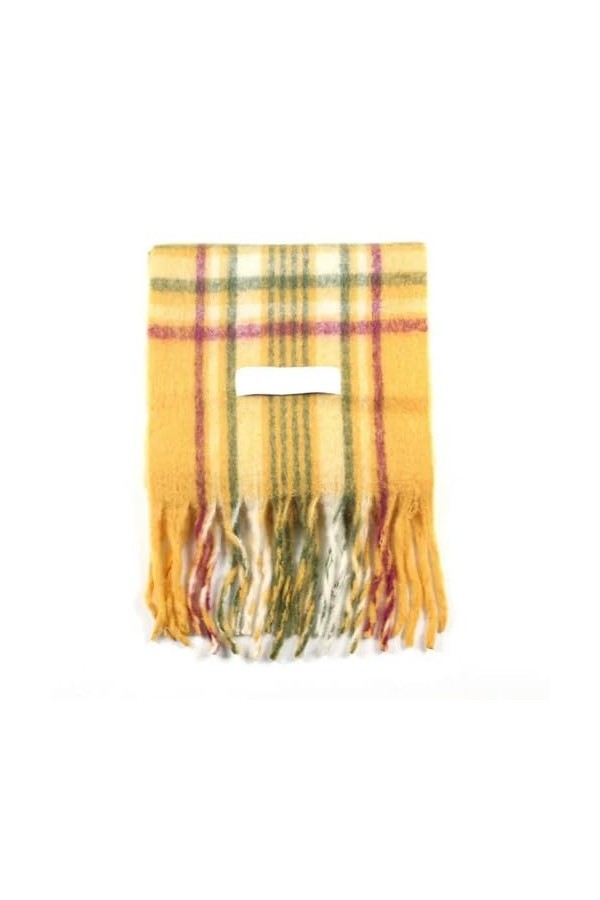 NOLLAM mode hiver écharpe épais chaud solide Cape enveloppes de luxe femme hommes châle Long gland chaud et mode