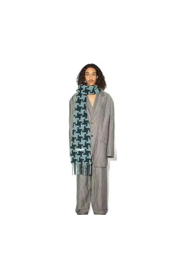 NOLLAM mode hiver écharpe épais chaud solide Cape enveloppes de luxe femme hommes châle Long gland chaud et mode