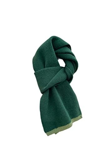 SERUMY Écharpes Tricotées Scure De Cachemire Chaud De Style pour Les Femmes Conçoit du Fil De Laine Solide Bandana Dame Longu