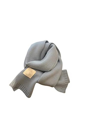 SERUMY Écharpes Tricotées Scure De Cachemire Chaud De Style pour Les Femmes Conçoit du Fil De Laine Solide Bandana Dame Longu