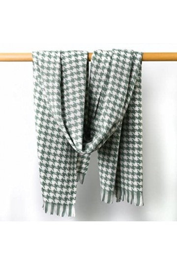 Foulard Femme Soie Cheveux pour De Hiver en Echarpe Dames Écharpe Plaid Bavoir Dames Épais Châle Écharpe Chaude Décontractée 