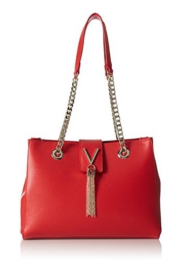 Valentino by Mario Divina, Sacs portés épaule femme, Rouge Rosso , 9.5x23x30 cm B x H T 
