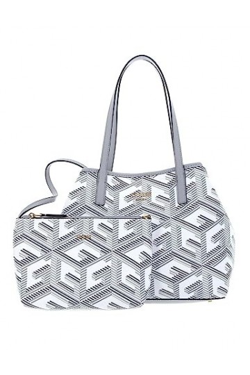 Guess Vikky Large Tote, Bag Women, Logo en Pierre, Taille Unique