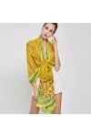 DANA XU - Pashmina - Femme - Jaune - Large