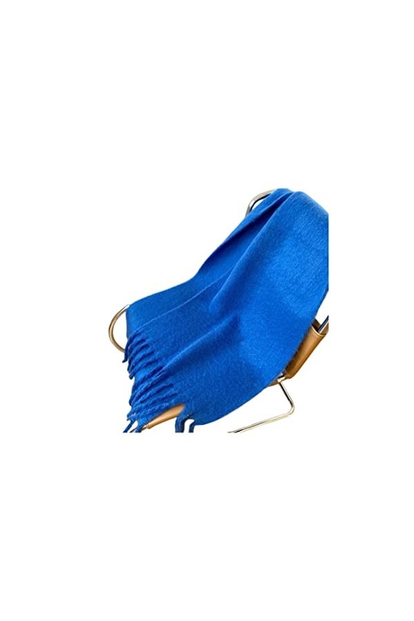 SERUMY Écharpes Tricotées Écharpe en Cachemire Épaisse Femme Automne dhiver Vert Mouette Douce Cassels Femelles Écharpe Long