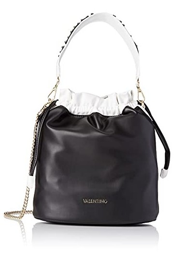 Valentino Pakita, Sac à Main Femme, Nero/Bianco, Taille Unique
