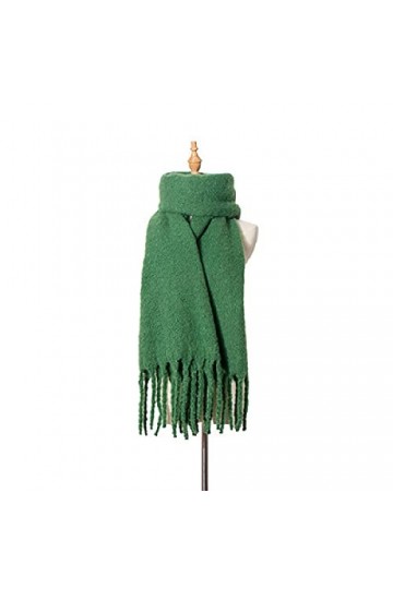 Foulard Echarpe Scarf Scarves Nouveau Mode Grossier Gland Écharpe À Carreaux Cercle Sable Rugueux Épaissir Écharpe À Carreaux