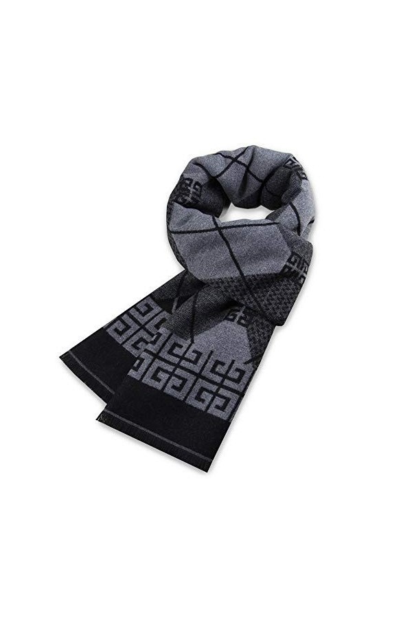 SISWIM Écharpe Chale Femme Mode décontracté décontracté épaississant Foulard mâle Hiver Cachemire de Luxe Marque de Haute qua