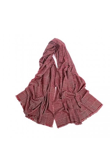 Foulard Echarpe Scarf Scarves Nouveauté Mode Confortable Écharpe De Haute Qualité Femmes Longue Écharpe Douce À Carreaux Chau
