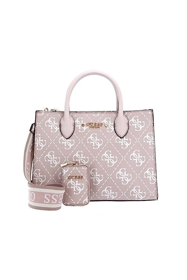 Guess Rea Sac à main 32 cm, rose w , Medium